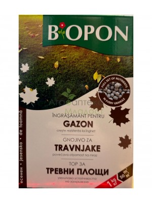 BIOPON Есенен тор за тревни площи - за подготовка на тревата за зимата 