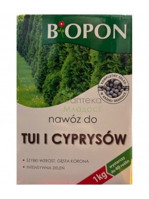 Тор за туи и кипариси - гранулиран NPK 5-6-10 с магнезий 